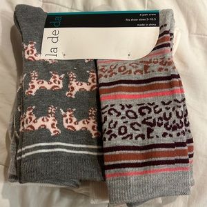Women’s Crew socks 6 pairs